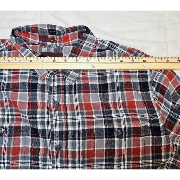 Alesbury 100%‎ Cotton Blue Plaid Button Up Shirt Regular Men's SIZE LARGE NWOT - Picture 11 of 11